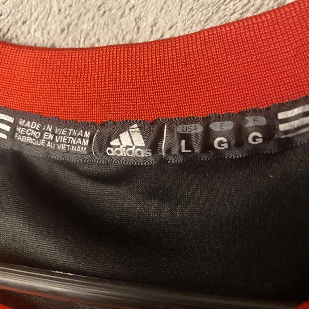 Adidas Men's Large Lillard Portland Jersey Black Red NBA